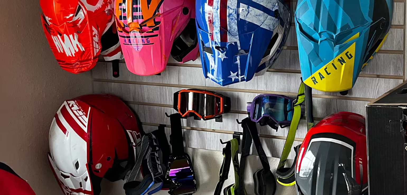 Fleet of rental equipment ready to ride