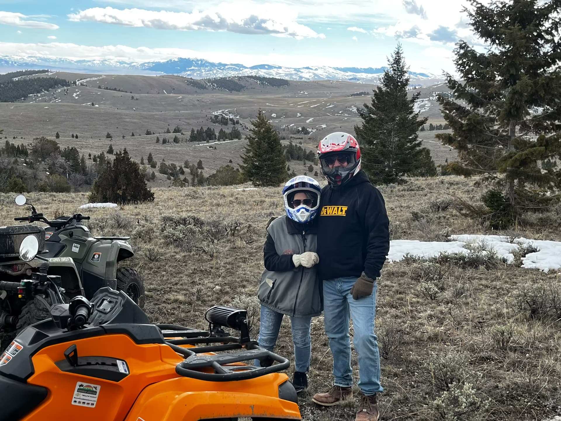 Montana valley panoramic view